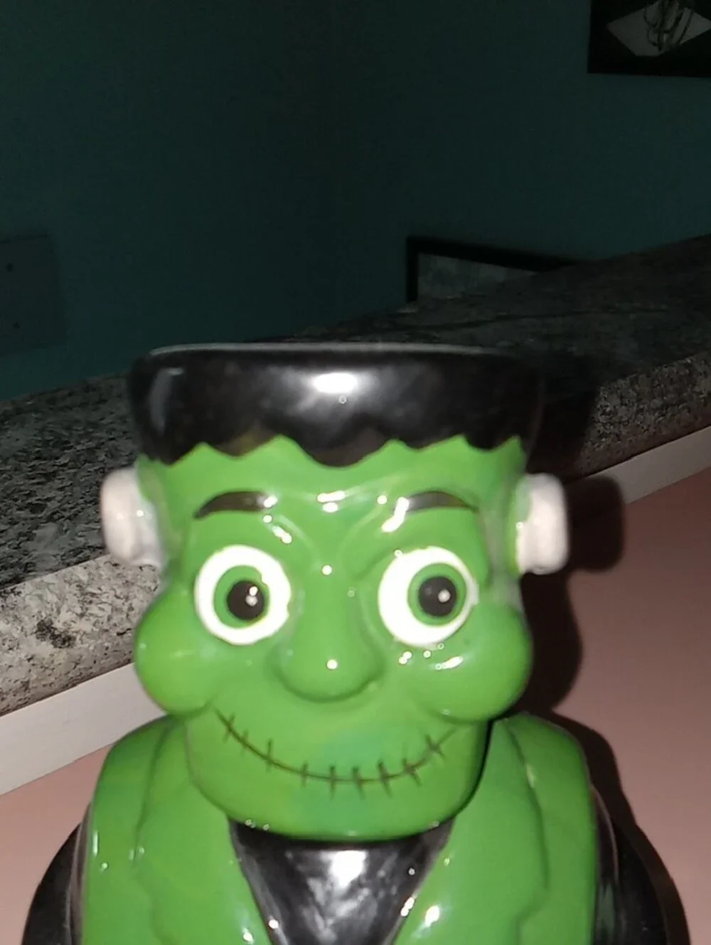 Frankenstein Trinket Jar And Soap Dispener. NEW